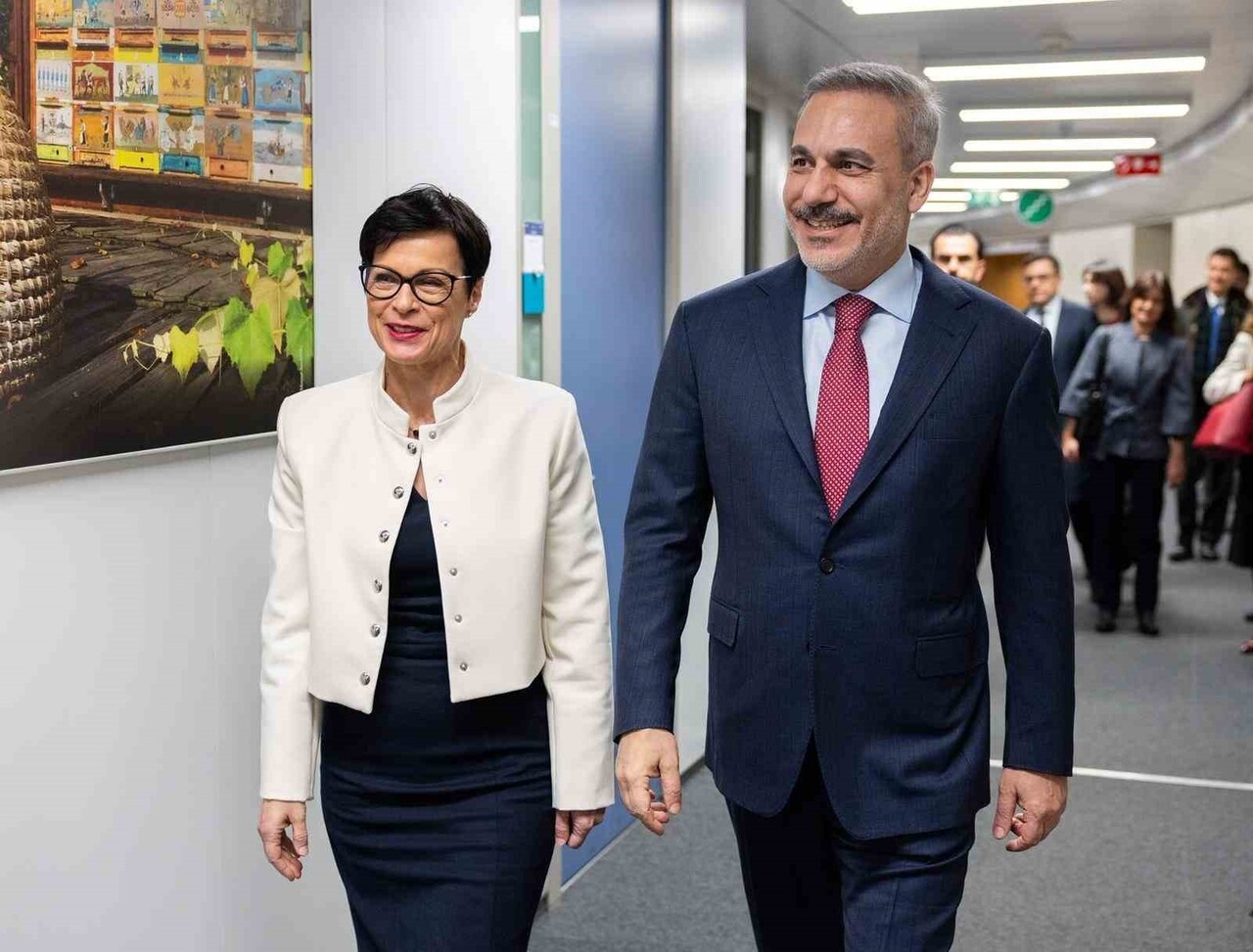 DIŞİŞLERİ BAKANI FİDAN, BELÇİKA’DA