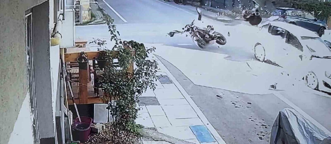 EDİRNE’DE KORKUNÇ KAZA KAMERADA