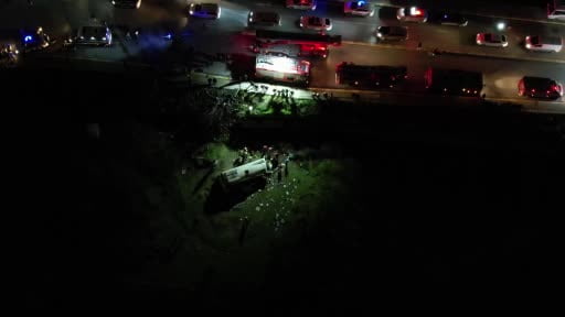 Esenyurt’ta servis minibüsünün kaza yaptığı bölge böyle görüntülendi