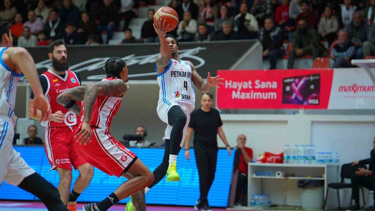 FIBA EUROPE CUP: ALİAĞA PETKİMSPOR: 98  - CASADEMONT ZARAGOZA:75