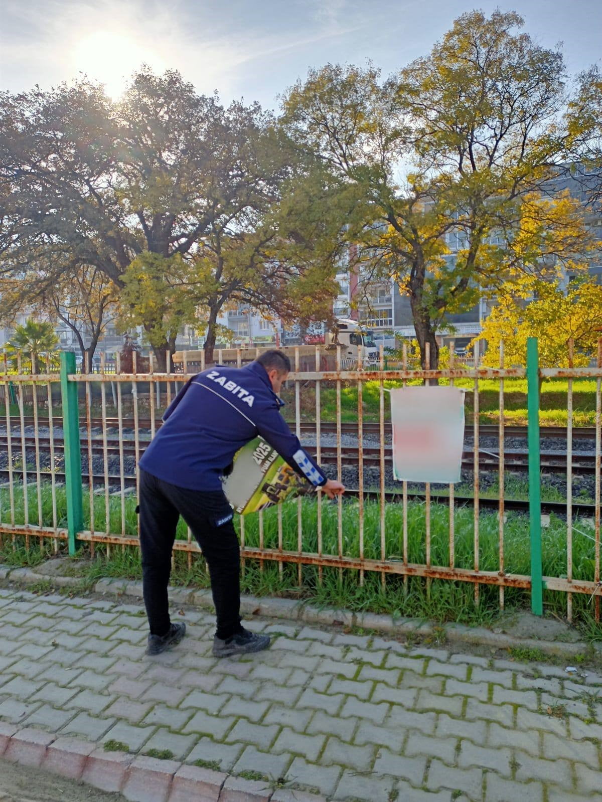 GERMENCİK BELEDİYESİ, İLÇE ESTETİĞİNİ BOZDUĞU TESPİT EDİLEN İZİNSİZ İLAN, AFİŞ VE REKLAM...