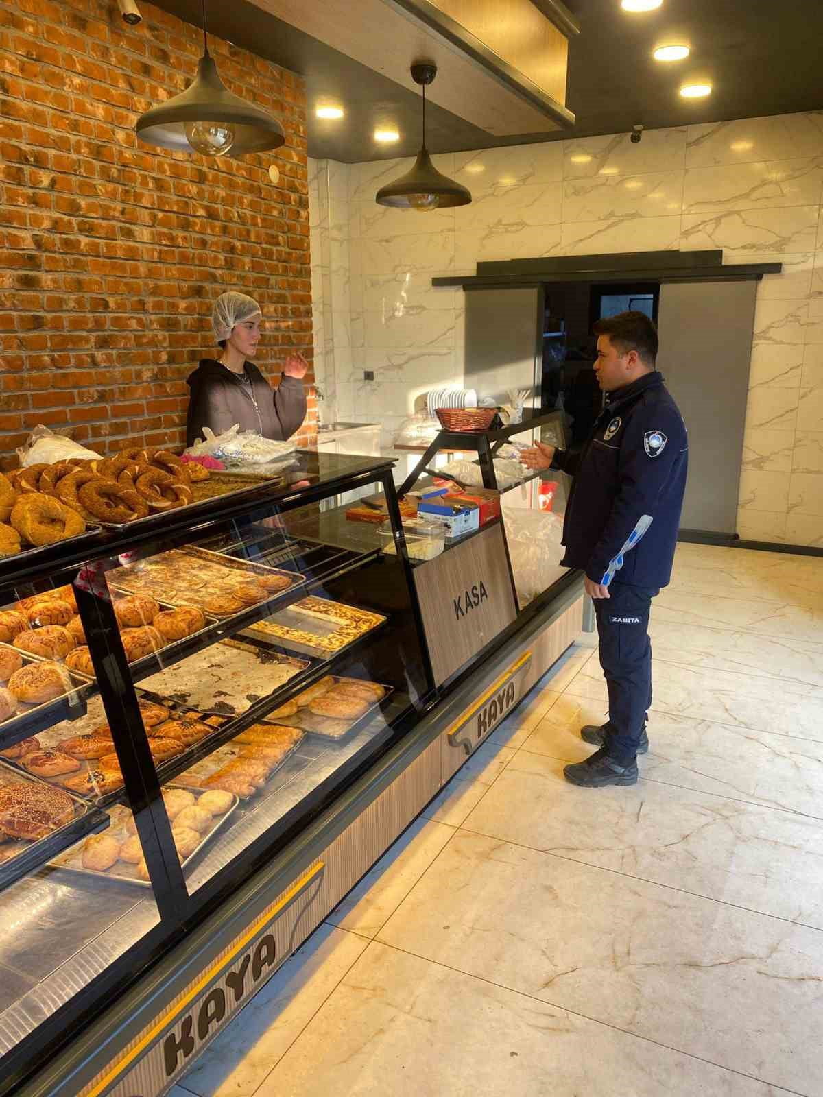 GERMENCİK BELEDİYESİ ZABITA EKİPLERİ TARAFINDAN İLÇE GENELİNDE FIRIN VE UNLU MAMUL SATIŞI YAPAN...