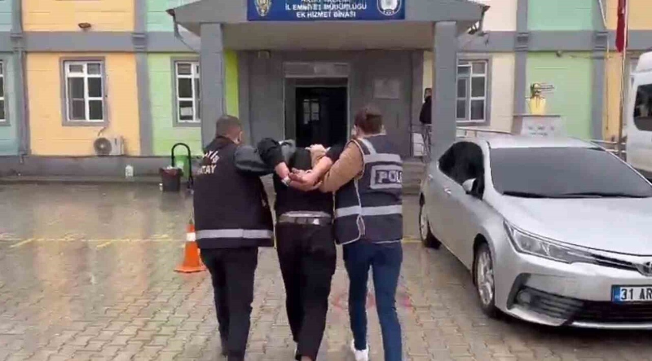 HATAY’DA 16 YIL 8 AY HAPİS CEZASI BULUNAN ŞAHIS TUTUKLANDI