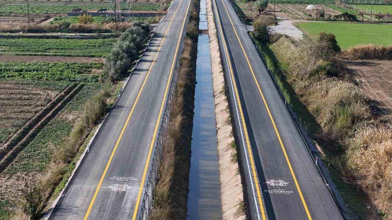 İNCİRLİOVA İLE AYDIN ŞEHİR HASTANESİ ARASINDA YOL YAPIM ÇALIŞMALARI TAMAMLANDI