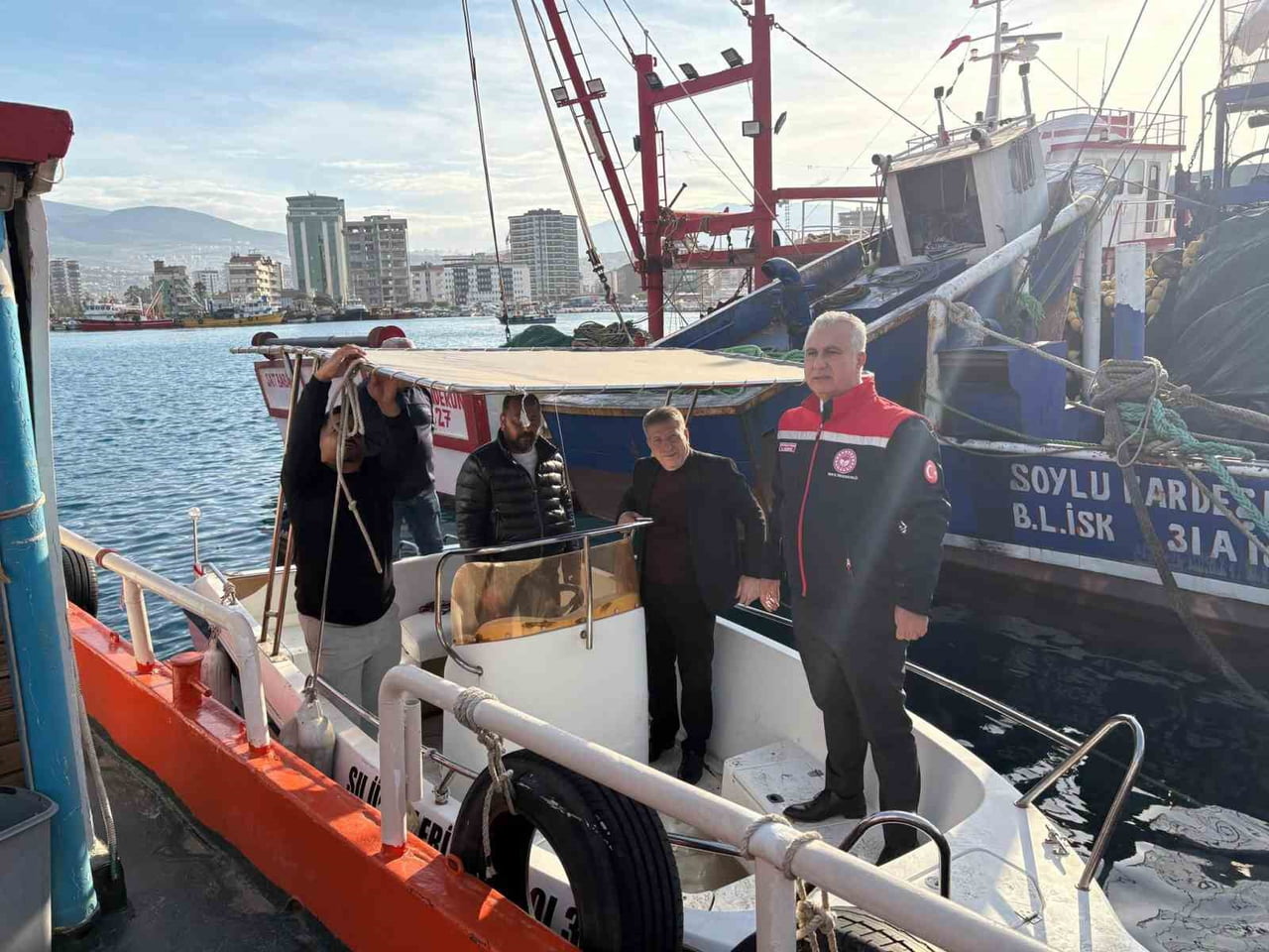 İSKENDERUN BALIKÇI BARINAĞI'NDA DENETİM GERÇEKLEŞTİRİLDİ