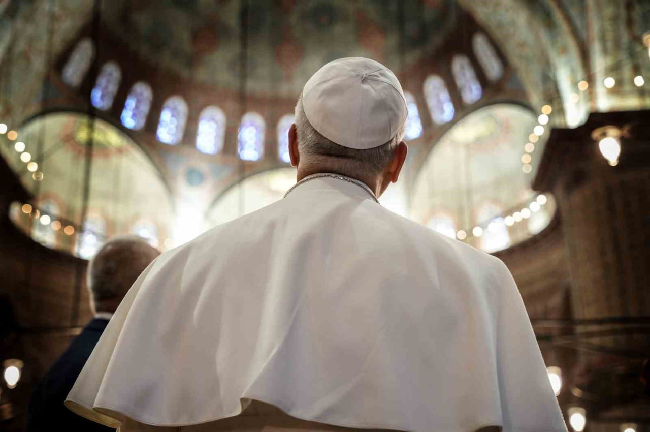 İSTANBUL'A GELEN PAPA 14. LEO, SULTANAHMET CAMİİ'Nİ GEZDİ (29.11.2025)