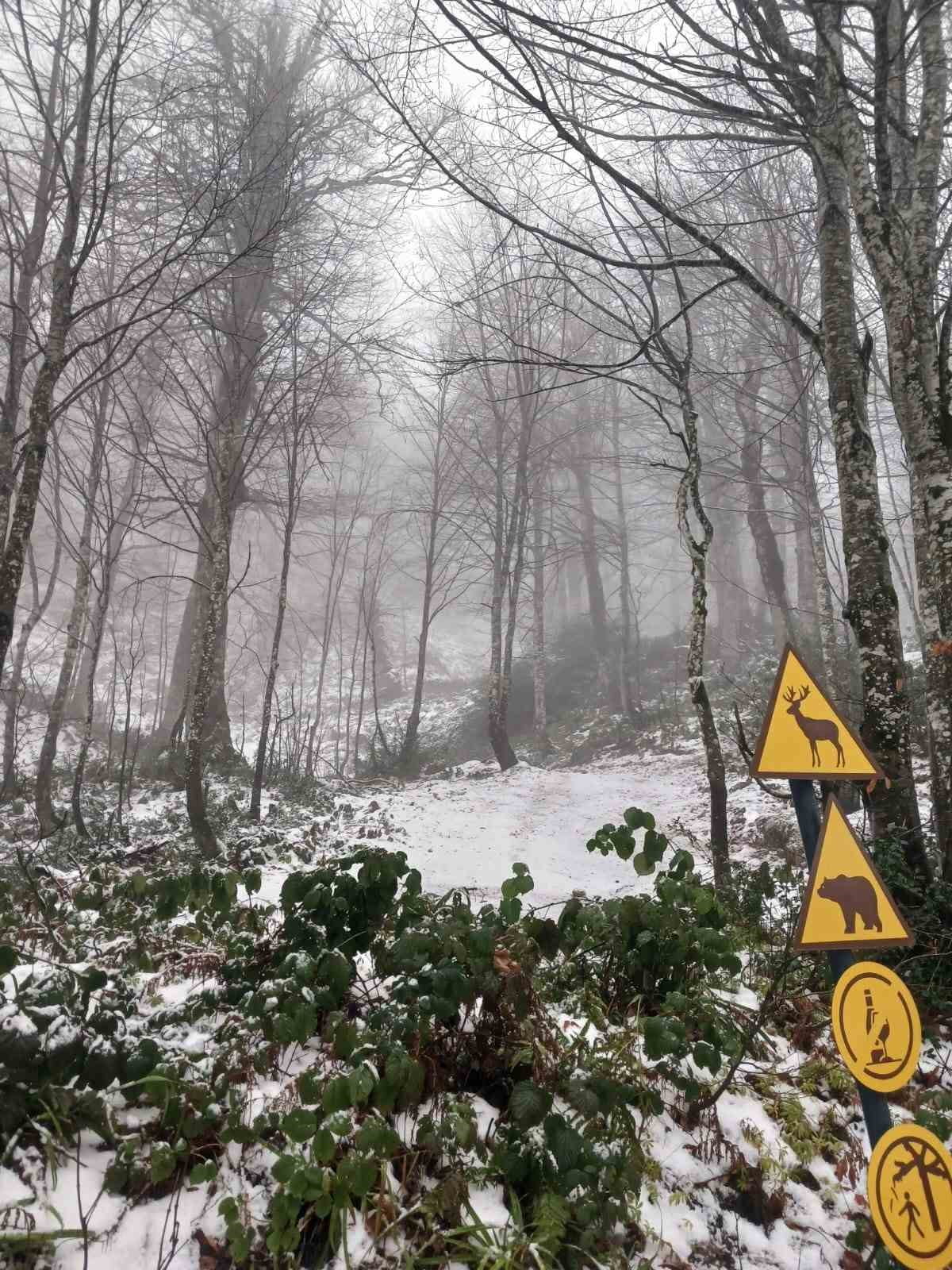 İSTANBUL’UN YANI BAŞINDAKİ ÖNEMLİ KIŞ TURİZM MERKEZLERİNDEN KARTEPE’DE KAR YAĞIŞI ETKİSİNİ...