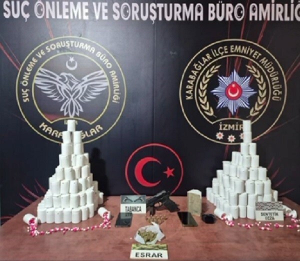 İZMİR'İN EN KALABALIK 2'İNCİ İLÇESİNDE POLİS EKİPLERİ TARAFINDAN SON İKİ HAFTADA GERÇEKLEŞTİRİLEN...