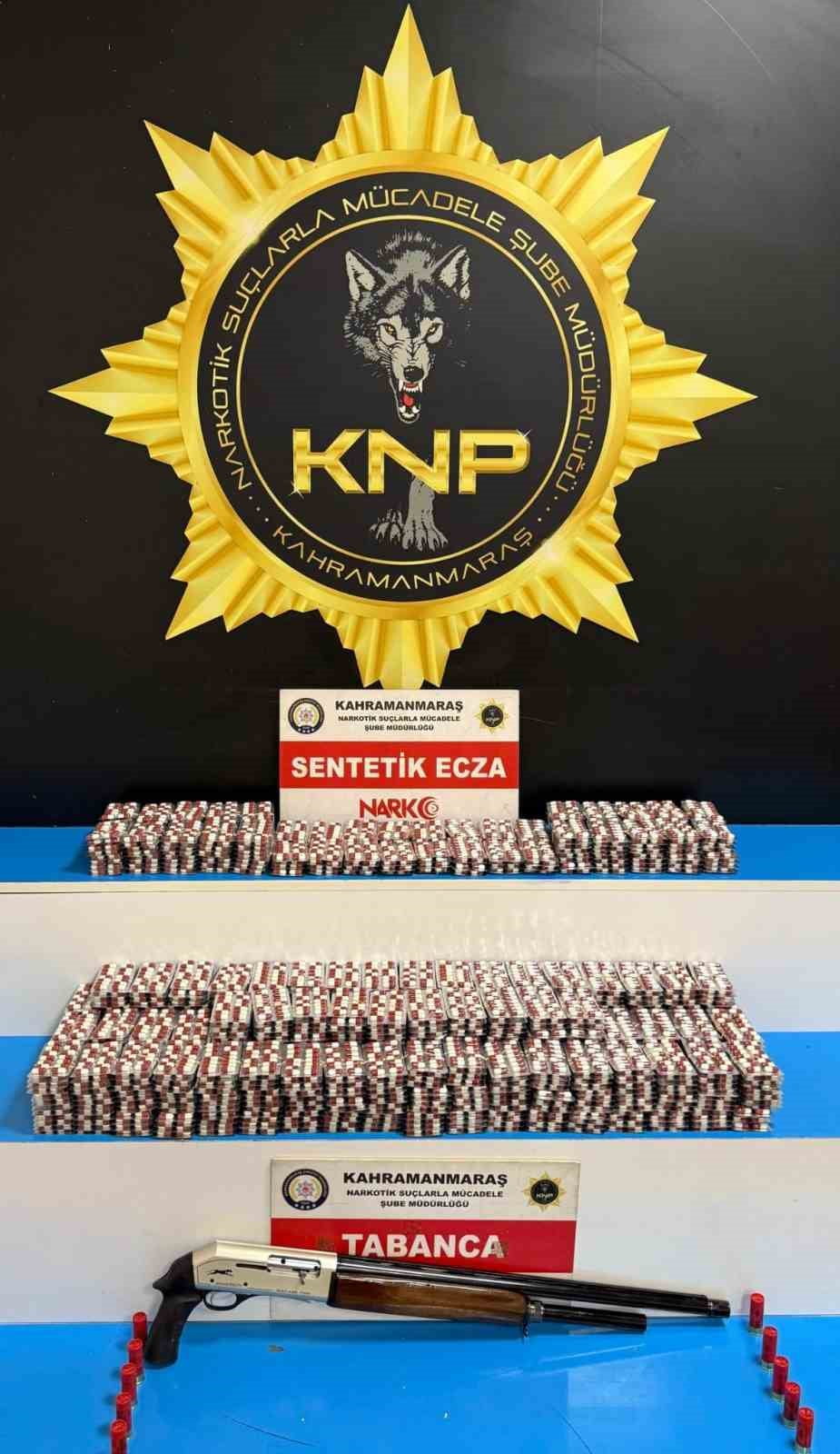 KAHRAMANMARAŞ'TA DÜZENLENEN UYUŞTURUCU VE KAÇAKÇILIK OPERASYONLARINDA ÇOK SAYIDA YASADIŞI MADDE...