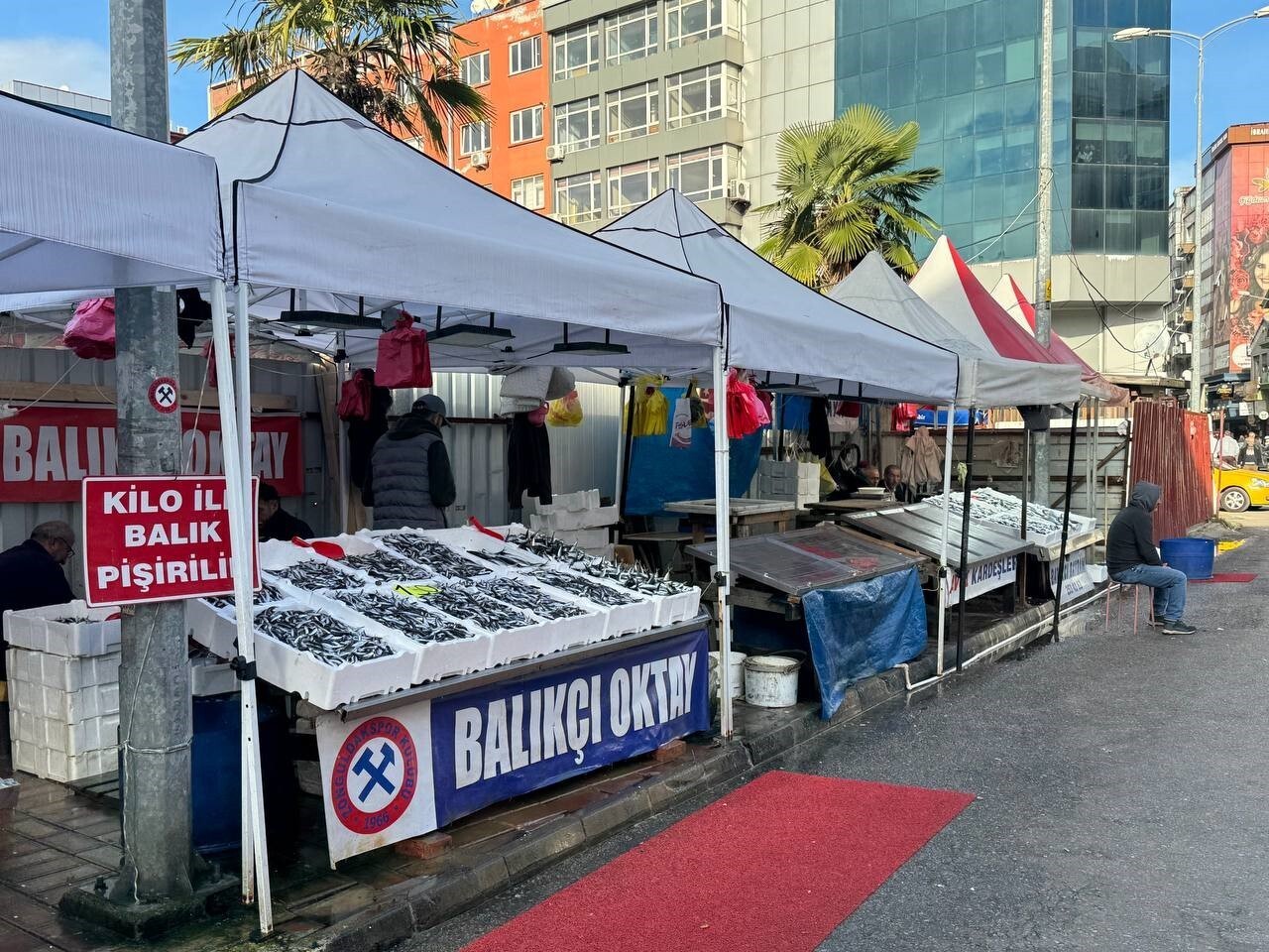 KARADENİZ’DE SEZON BAŞINDA BOL MİKTARDA AVLANAN VE TEZGAHLARDA 50 LİRAYA KADAR DÜŞEN HAMSİNİN...