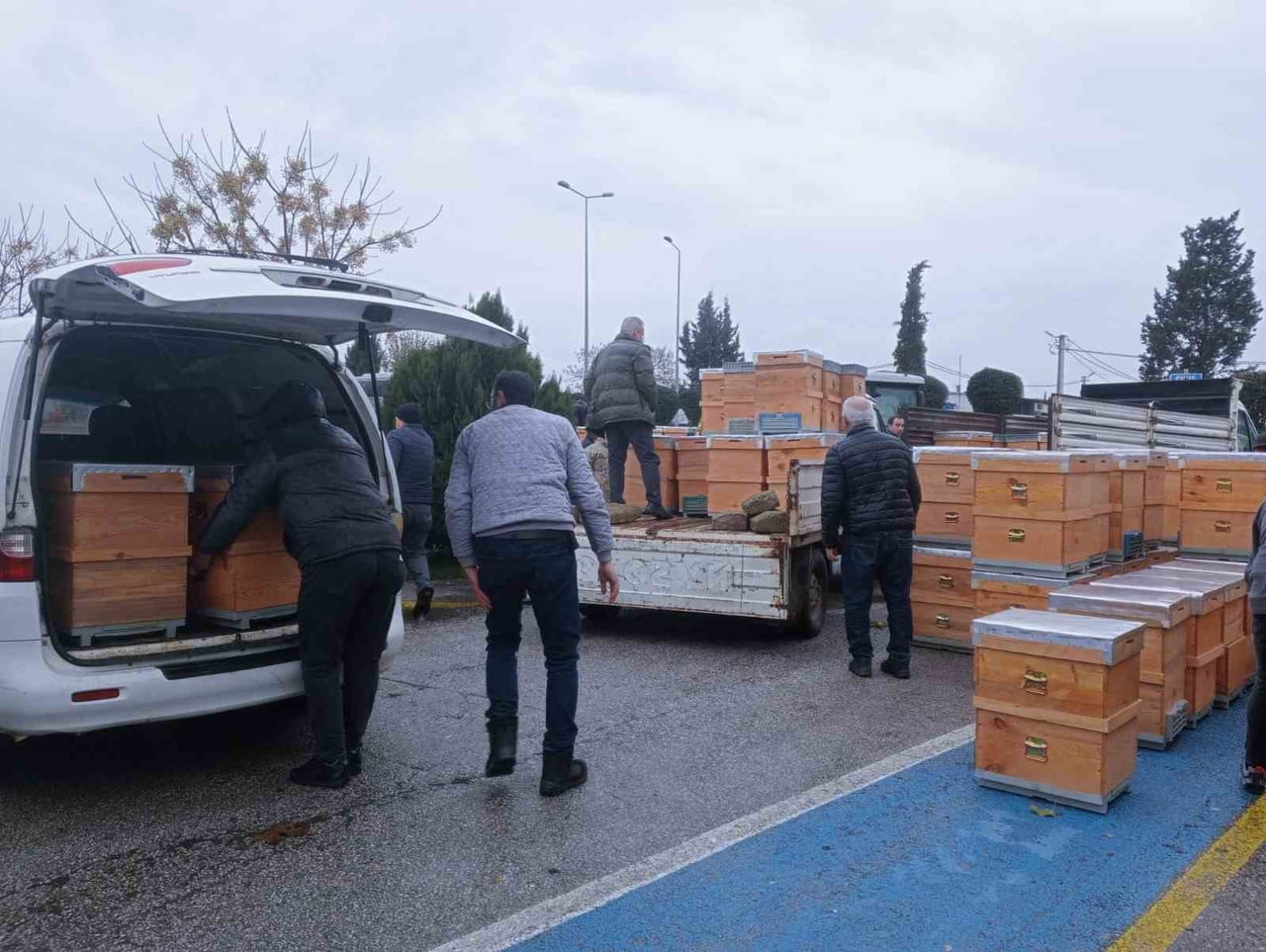 KIRKLARELİ'NİN BABAESKİ İLÇESİNDE ÜRETİCİLERE YÜZDE 50 HİBELİ 385 ADET ARI KOVANI...