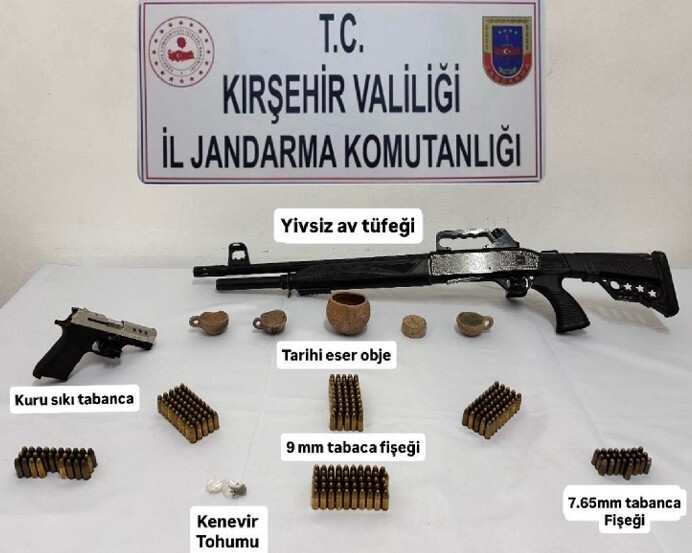KIRŞEHİR’DE KAÇAKÇILIK VE ORGANİZE SUÇLARLA MÜCADELE KAPSAMINDA YÜRÜTÜLEN ÇALIŞMALAR NETİCESİNDE...