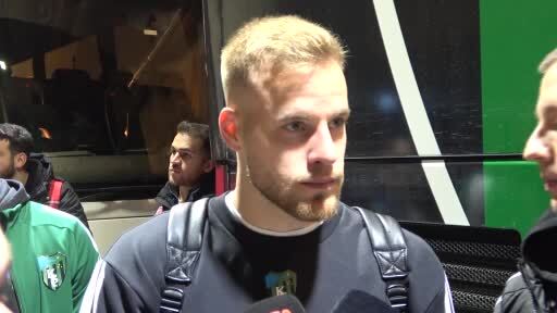 Kocaelispor’un stoper oyuncusu Hrvoje Smolcic, Fatih Karagümrük maçının ardından yaptığı...