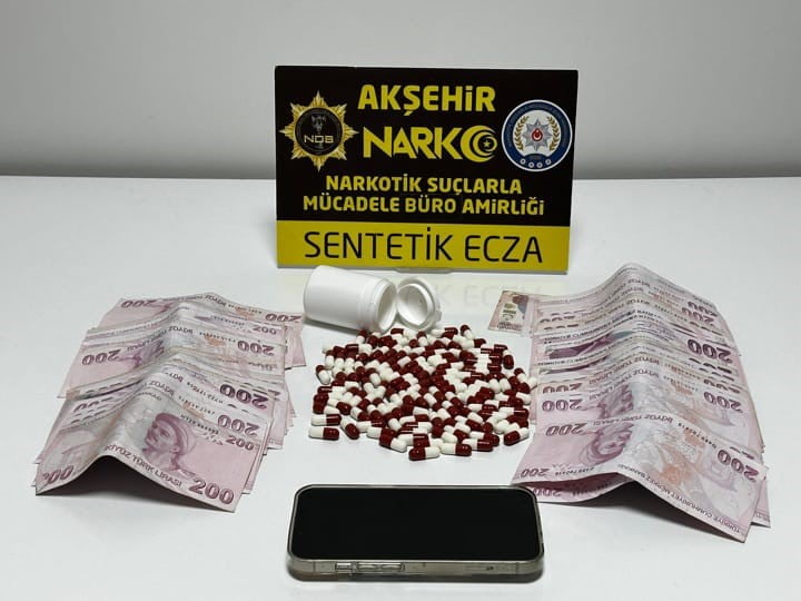 KONYA’NIN AKŞEHİR İLÇESİNDE POLİS EKİPLERİ TARAFINDAN YAPILAN ÇALIŞMALAR SONUCUNDA 134 ADET...