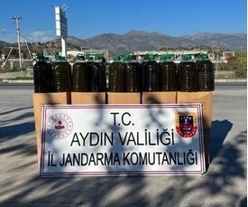 KÖŞK’TE 500 KİLOGRAM SAHTE ZEYTİNYAĞI YAKALANDI