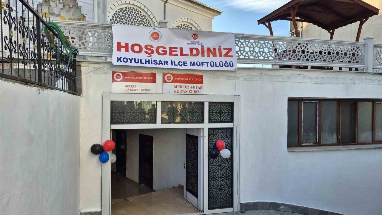 KOYULHİSAR’DA KUR’AN KURSLARI EĞİTİME BAŞLADI
