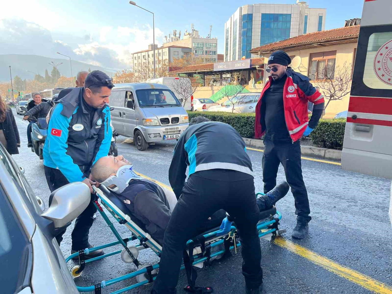 MENTEŞE’DE SCOOTER KAZASI: 1 YARALI