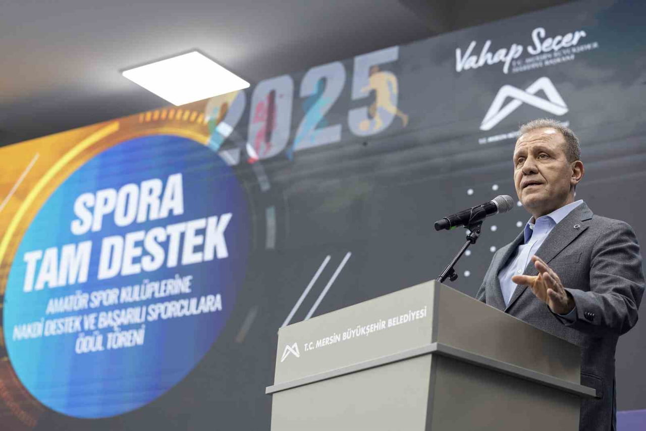 MERSİN BÜYÜKŞEHİR BELEDİYESİ, ‘SPORA TAM DESTEK’ TÖRENİNDE BAŞARILI SPORCULARI VE AMATÖR KULÜPLERİ...