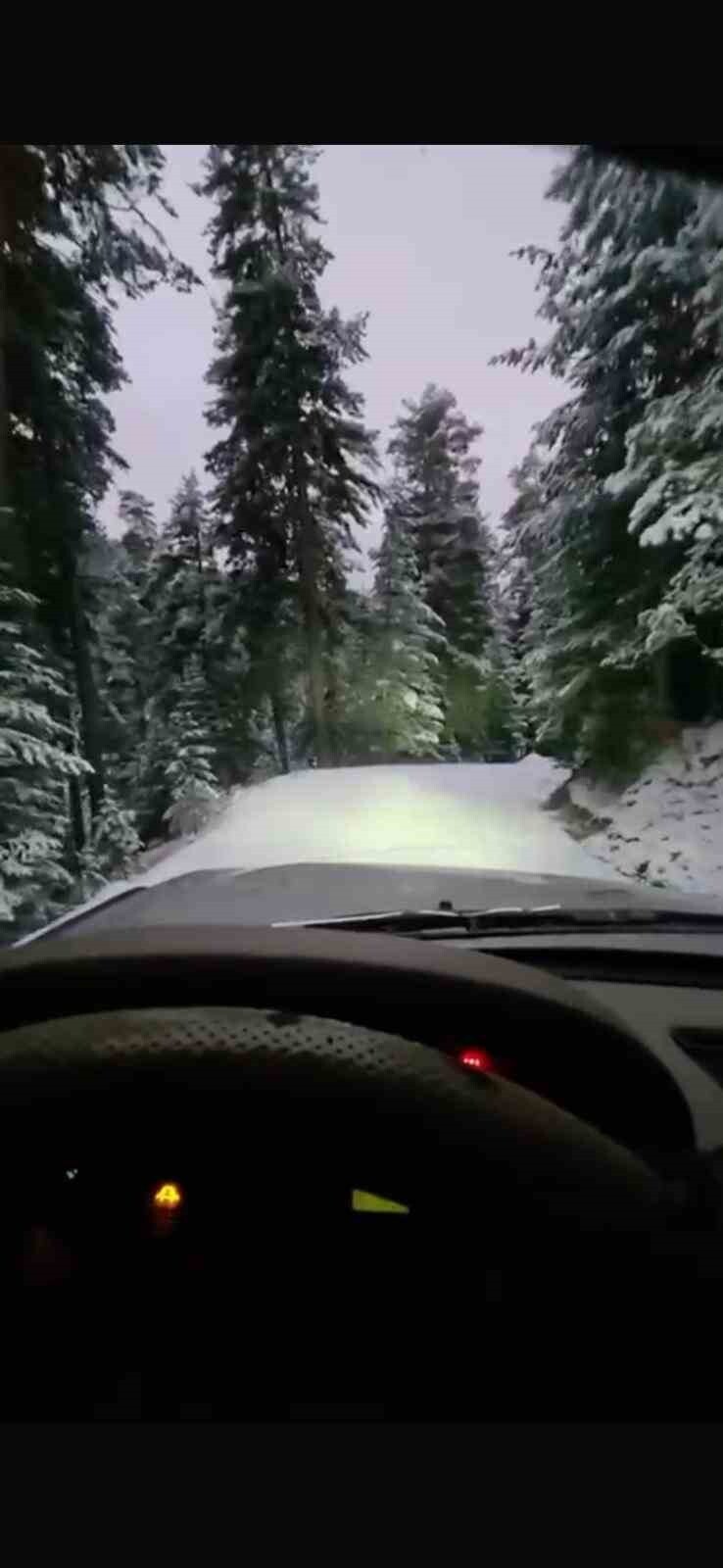 METEOROLOJİ GENEL MÜDÜRLÜĞÜ’NÜN UYARIDA BULUNDUĞU ÇANKIRI’NIN YÜKSEK KESİMLERİNDE KAR YAĞIŞI...