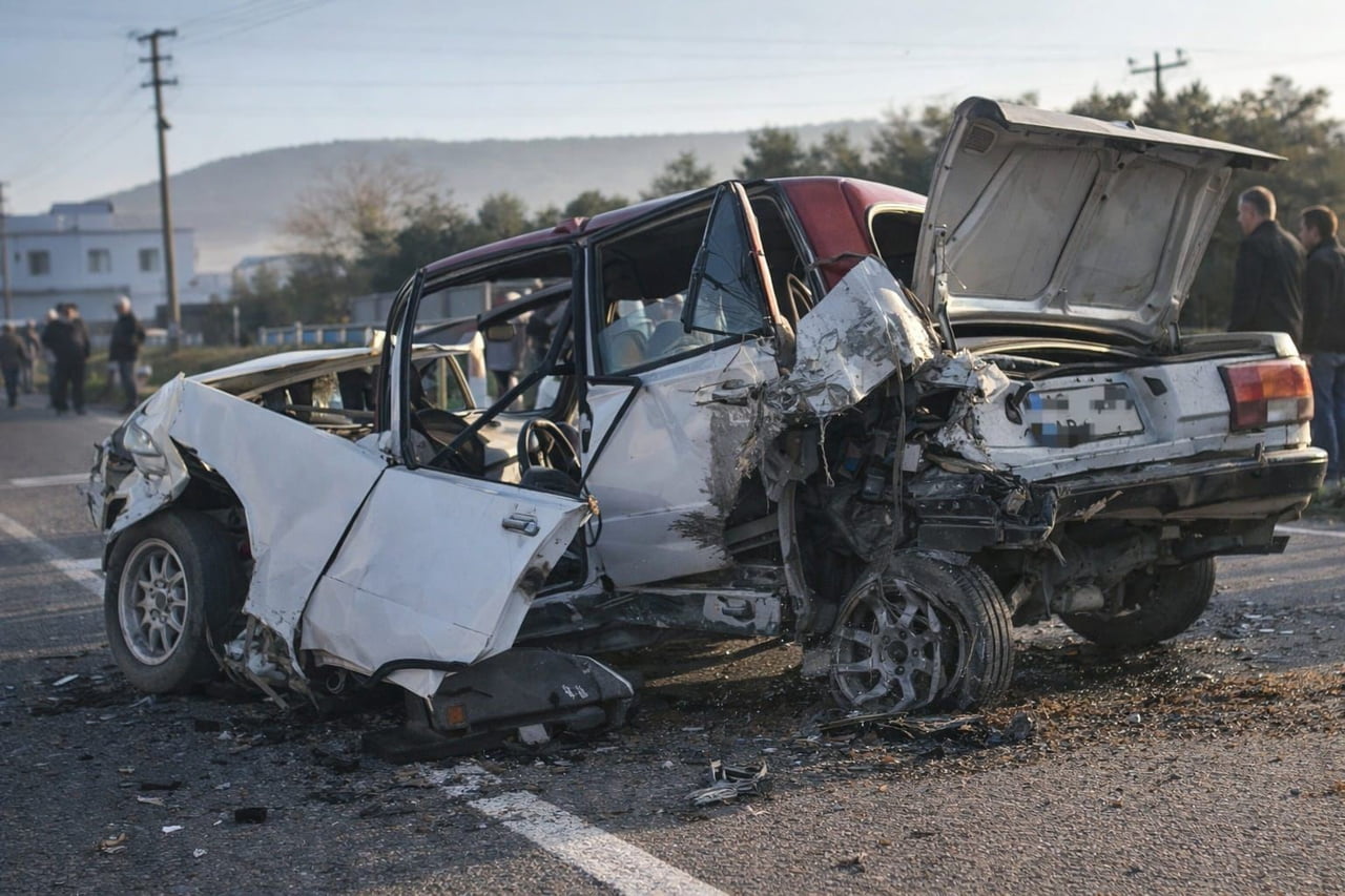 MUĞLA'NIN MİLAS İLÇESİNDE MEYDANA GELEN TRAFİK KAZASINDA SEYİR HALİNDEKİ BİR ARACIN ÇARPTIĞI TOFAŞ...