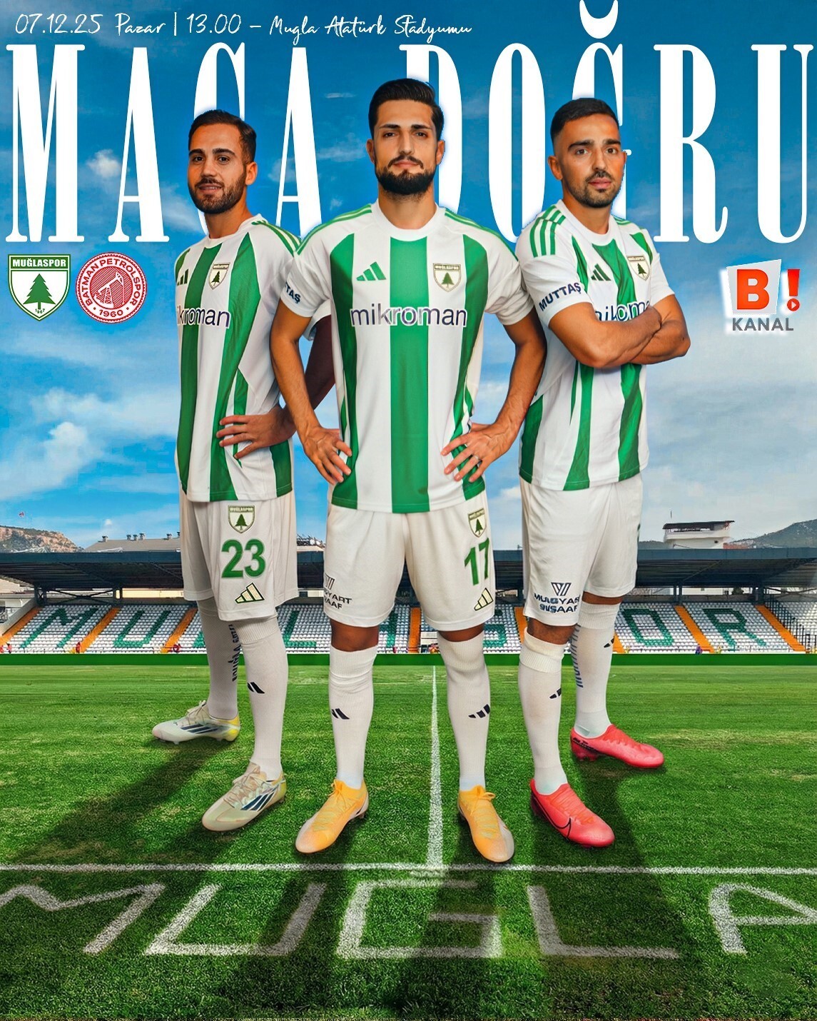 MUĞLASPOR KRİTİK BATMANSPOR MAÇINA TARAFTARINI ÇAĞIRDI