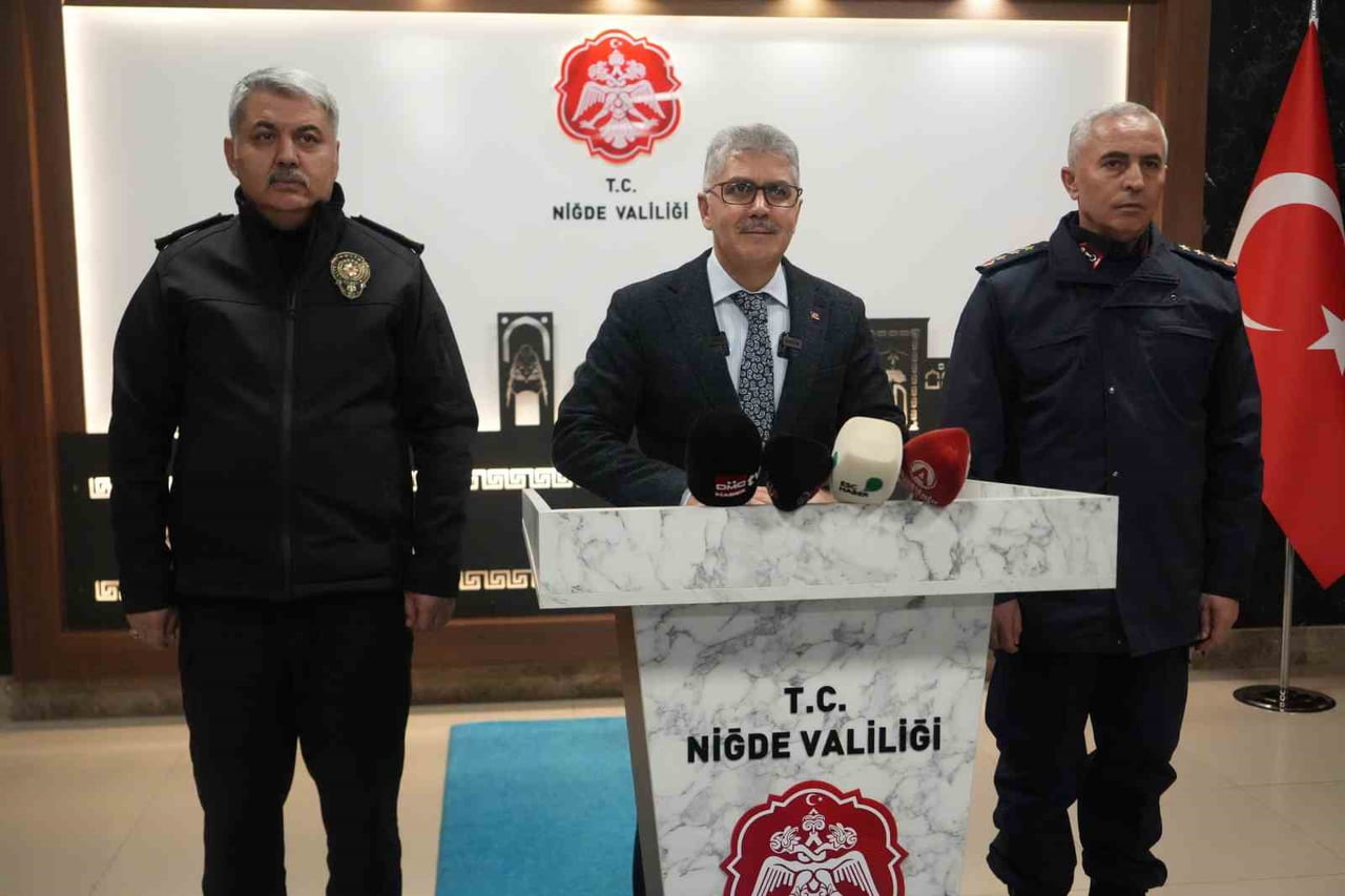 NİĞDE İL EMNİYET MÜDÜRÜ YILMAZ DELEN ALINAN TEDBİRLERE İLİŞKİN AÇIKLAMA YAPTI
