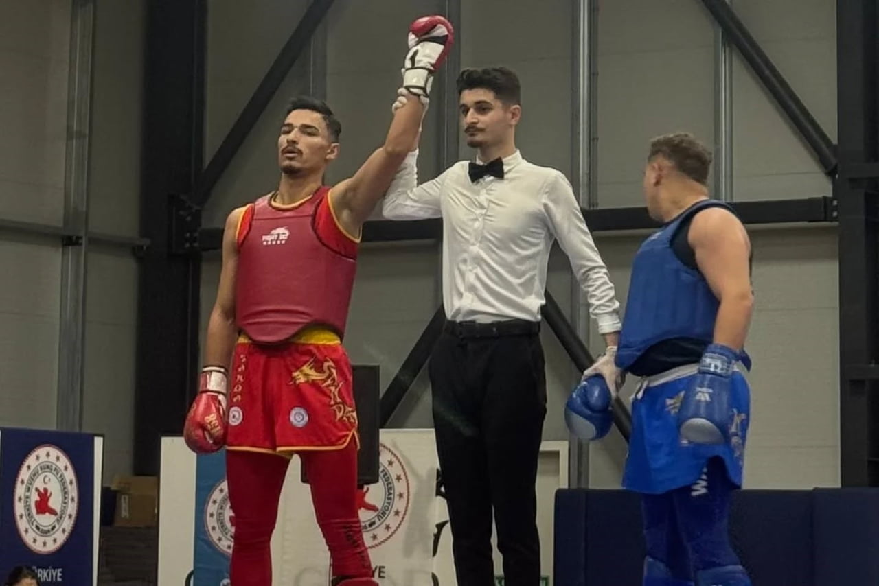 NİĞDELİ SPORCU KUTAY ŞİMŞEK WUSHU SANDA TÜRKİYE ŞAMPİYONU OLDU