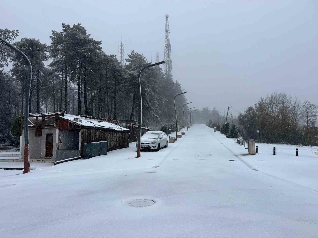 ORDU'NUN 'SEYİR TERASI' OLARAK ADLANDIRILAN VE DENİZDEN 530 METRE YÜKSEKLİKTEKİ BOZTEPE, KAR...