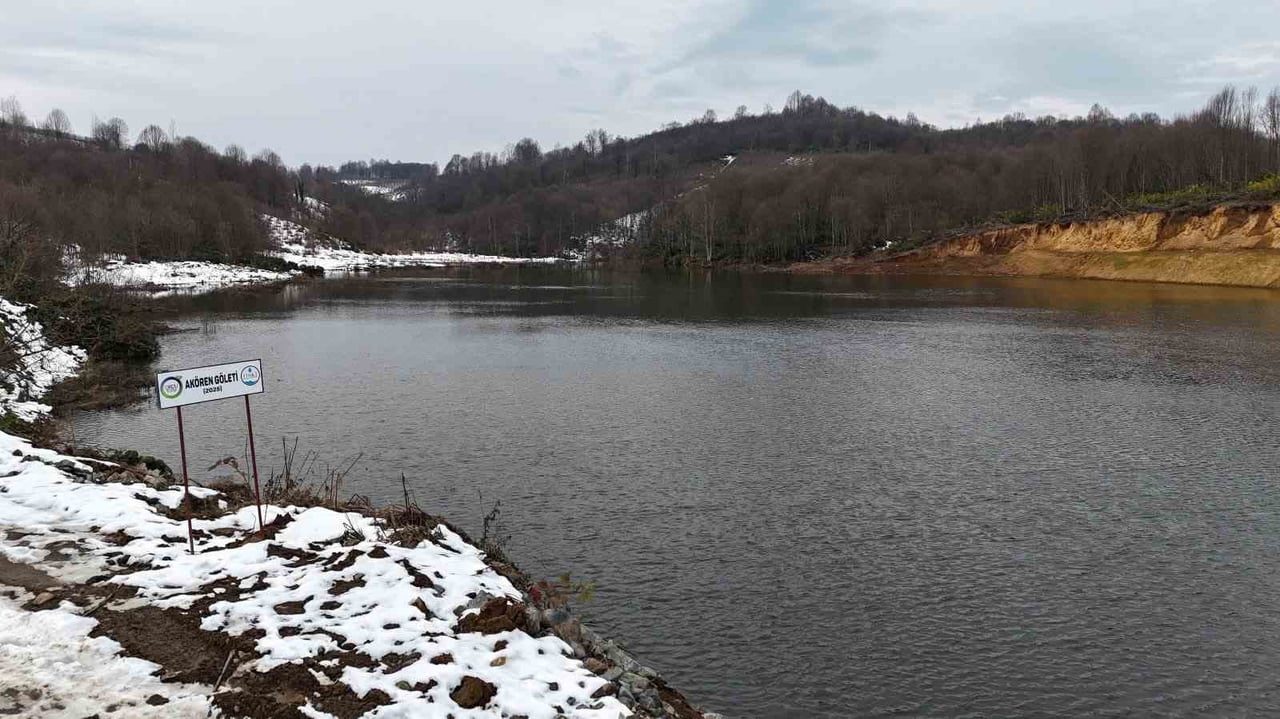ORDU BÜYÜKŞEHİR BELEDİYESİ TARAFINDAN GÜRGENTEPE İLÇESİNDE İNŞA EDİLEN AKÖREN GÖLETİ, 180 BİN...