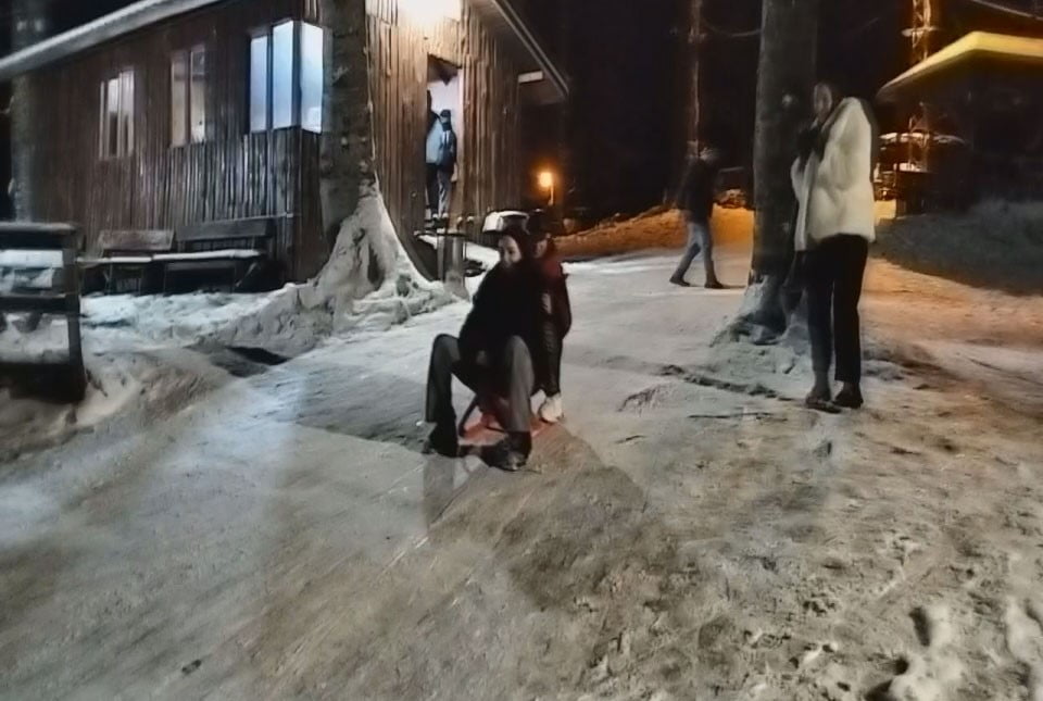 SAMSUN'UN 19 MAYIS İLÇESİNDE BULUNAN NEBİYAN DAĞI'NDA ETKİLİ OLAN KAR YAĞIŞI, VATANDAŞLARA...