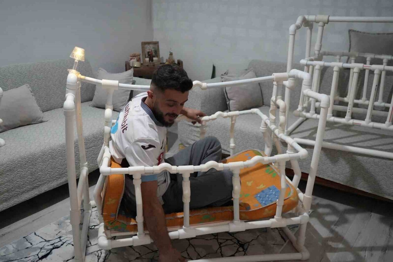 SAMSUN’DA YAKINDA BABA OLACAK SU TESİSATÇISI FURKAN KARADAĞ (26), KIZINA MANEVİ BİR HATIRA...