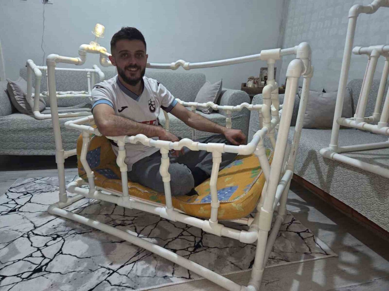 SAMSUN’DA YAKINDA BABA OLACAK SU TESİSATÇISI FURKAN KARADAĞ (26), KIZINA MANEVİ BİR HATIRA...