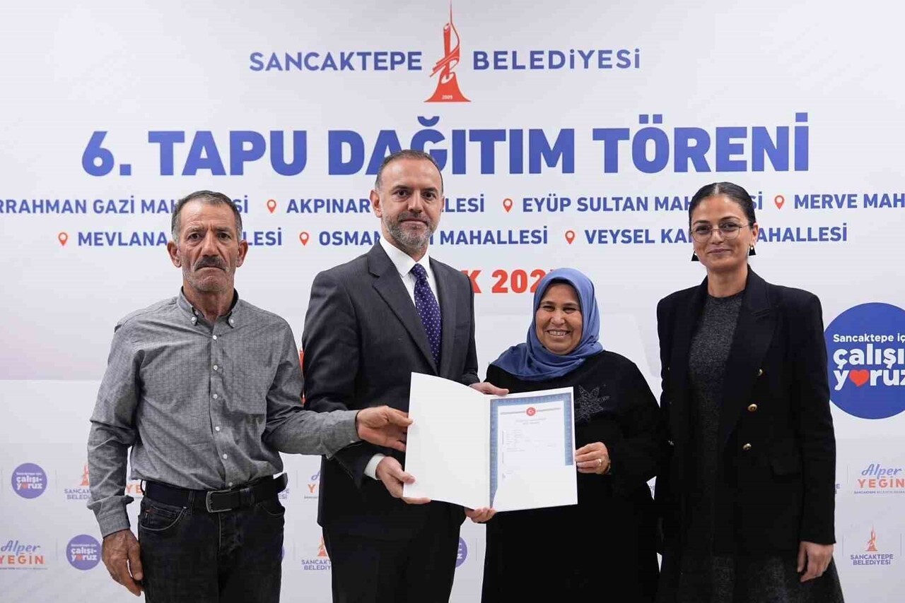 SANCAKTEPE BELEDİYESİ, UZUN YILLARDIR DEVAM EDEN TAPU SORUNLARINI ÇÖZÜME KAVUŞTURMAYA DEVAM...