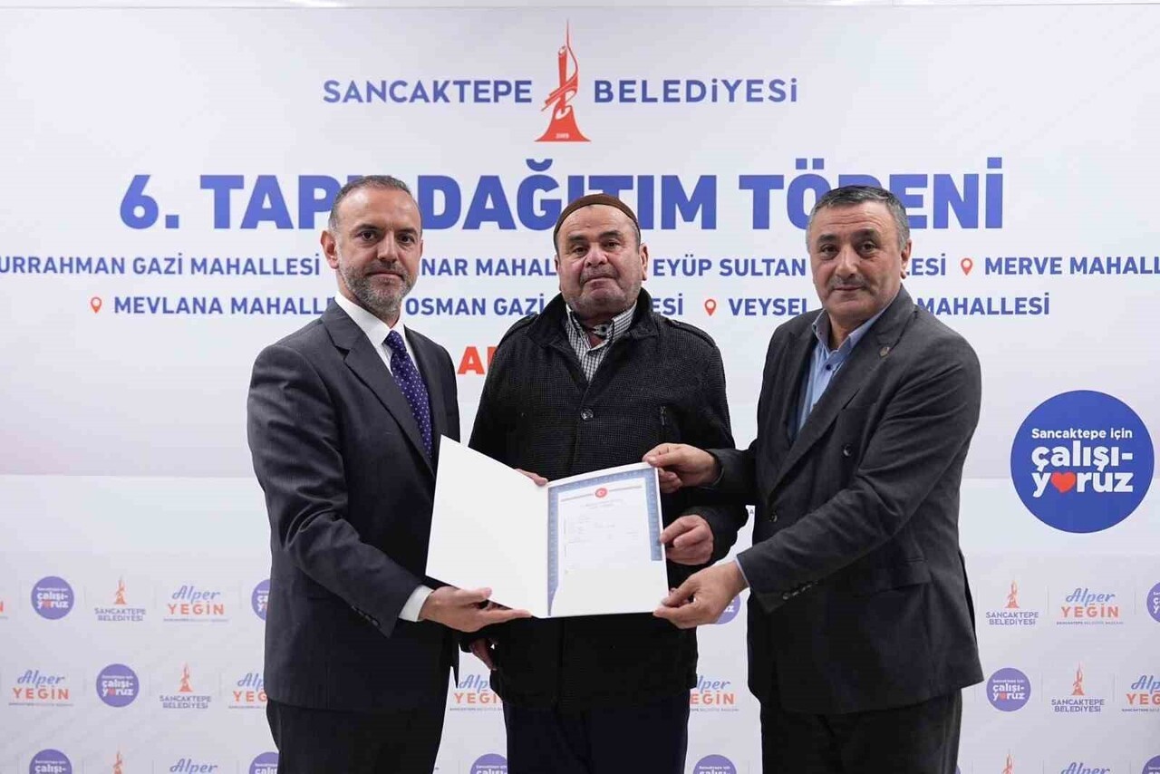 SANCAKTEPE BELEDİYESİ, UZUN YILLARDIR DEVAM EDEN TAPU SORUNLARINI ÇÖZÜME KAVUŞTURMAYA DEVAM...