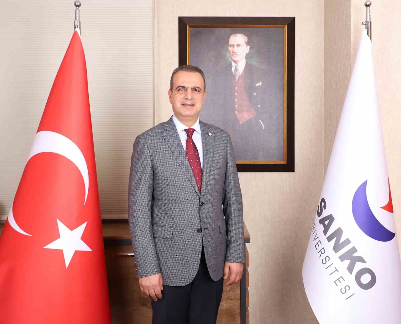 SANKO ÜNİVERSİTESİ GENEL SEKRETERİ DR. YILDIRIM VE SANKO ÜNİVERSİTESİ REKTÖRÜ PROF. DR. GÜNER...