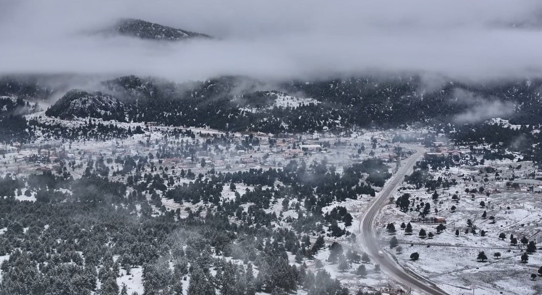 SEYDİKEMER YAYLALARI BEYAZA BÜRÜNDÜ