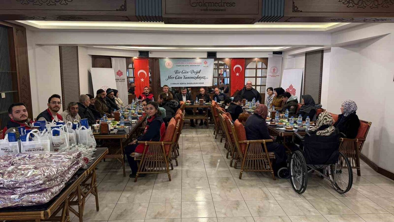 SİVAS VAKIFLAR BÖLGE MÜDÜRLÜĞÜ, 3 ARALIK DÜNYA ENGELLİLER GÜNÜ NEDENİYLE ETKİNLİK DÜZENLEDİ....