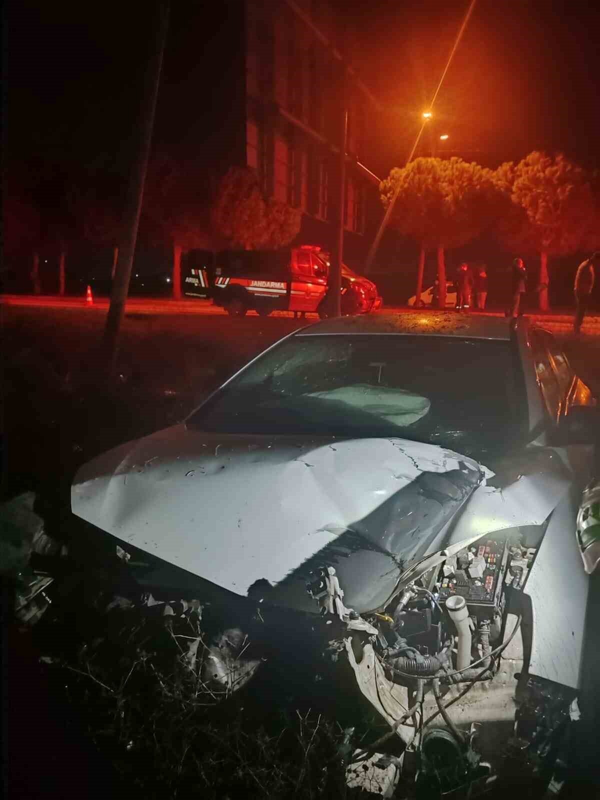 SUSURLUK’TA TEK TARAFLI KAZA: 1 YARALI