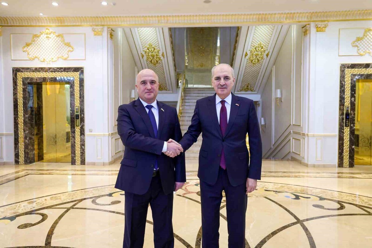 TBMM BAŞKANI NUMAN KURTULMUŞ, DUŞANBE'DE TACİKİSTAN ALİ MECLİSİ TEMSİLCİLER MECLİSİ BAŞKANI...