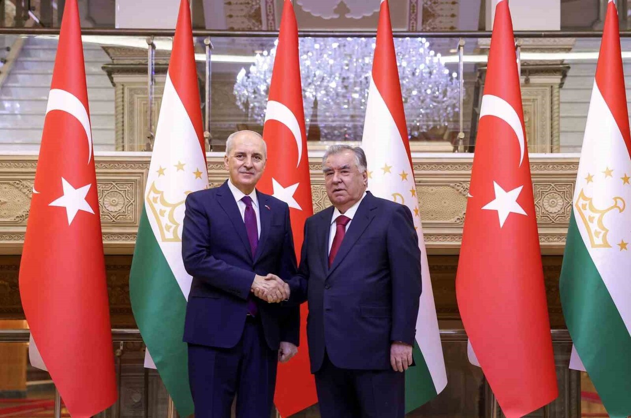 TBMM BAŞKANI NUMAN KURTULMUŞ, RESMİ ZİYARET GERÇEKLEŞTİRDİĞİ TACİKİSTAN’IN BAŞKENTİ DUŞANBE’DE...