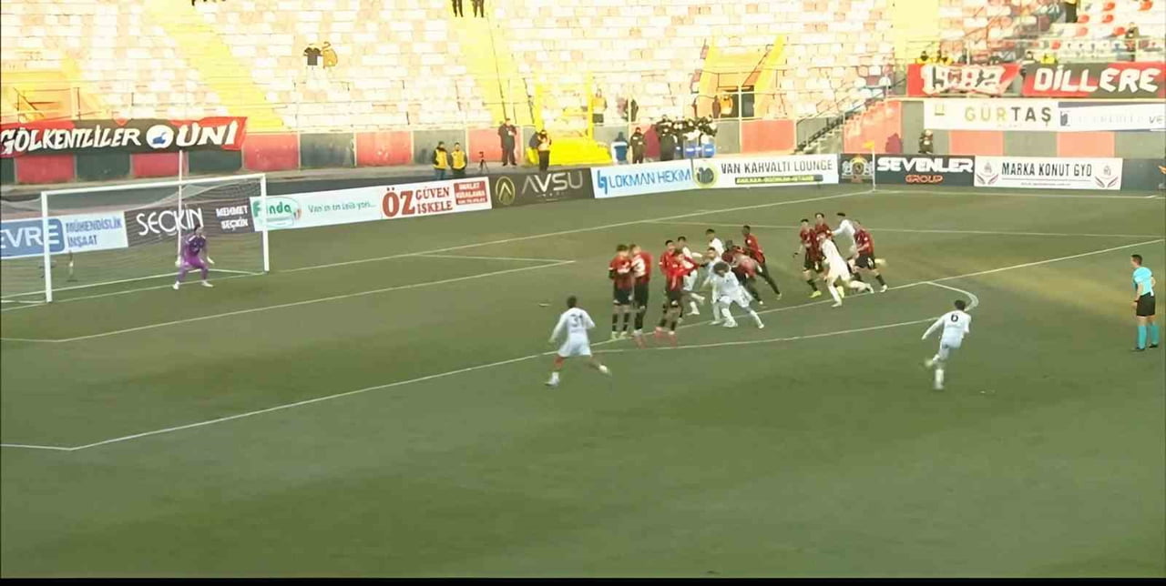 TRENDYOL 1. LİG'İN 19. HAFTASINDA VANSPOR FK, KONUK ETTİĞİ ATAKAŞ HATAYSPOR'U 4-0 MAĞLUP...