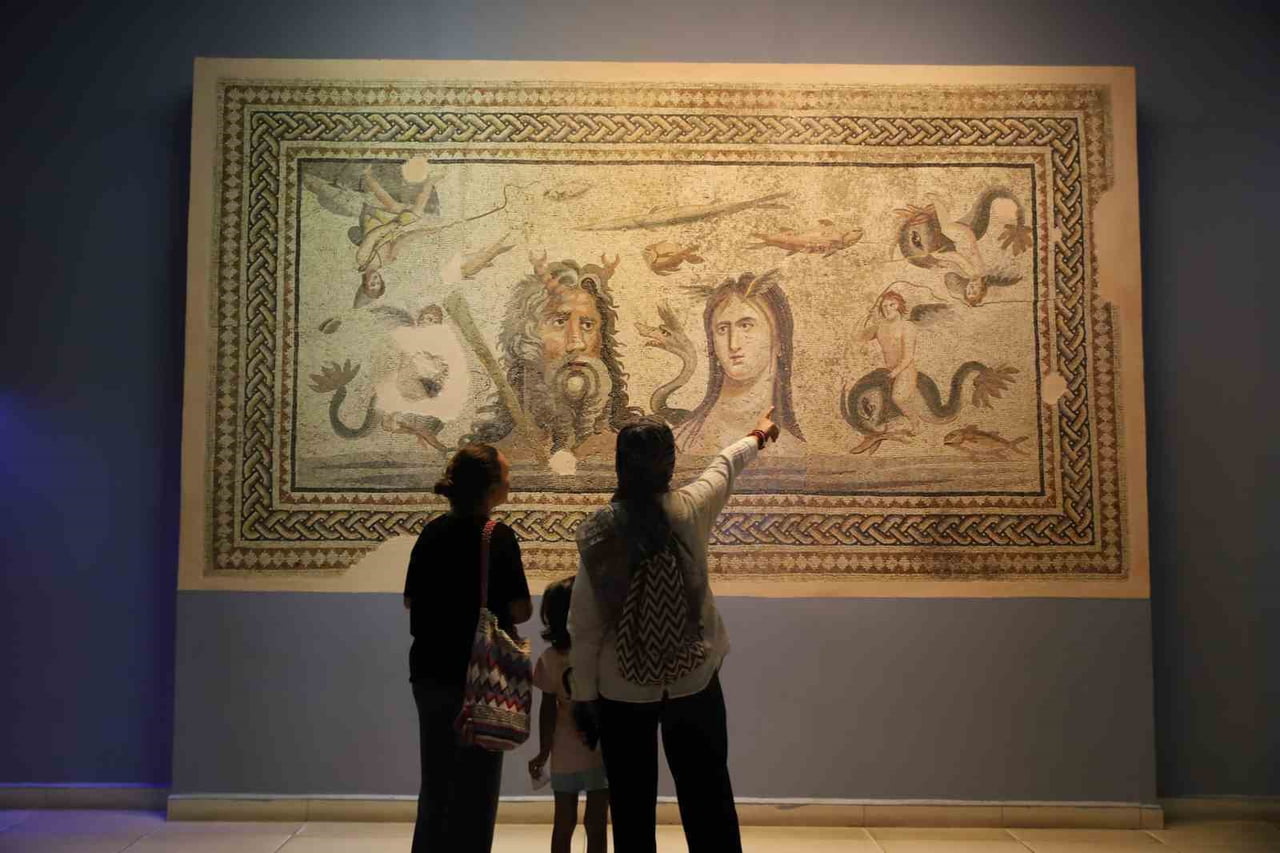 TURİZM KENTİ GAZİANTEP'TEKİ ZEUGMA MOZAİK MÜZESİ'Nİ 2025 YILINDA 616 BİN KİŞİ ZİYARET...