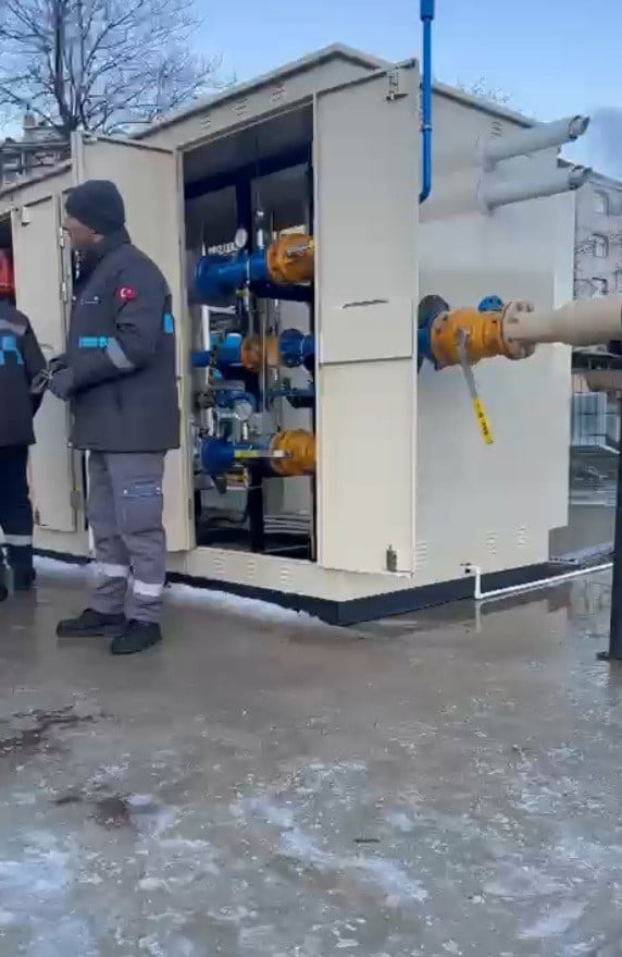 TÜRKELİ’DE TAŞIMALI DOĞALGAZ YENİDEN VERİLMEYE BAŞLANDI SİNOP’UN TÜRKELİ İLÇESİNDE, YOĞUN KAR...