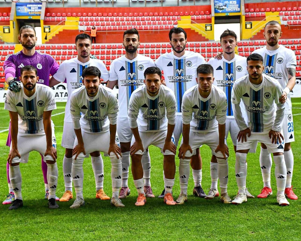 TÜRKİYE 3. FUTBOL LİGİ 2. GRUP EKİPLERİNDEN ERCİYES 38 FK, LİGDE OYNADIĞI SON 3 KARŞILAŞMAYI DA...