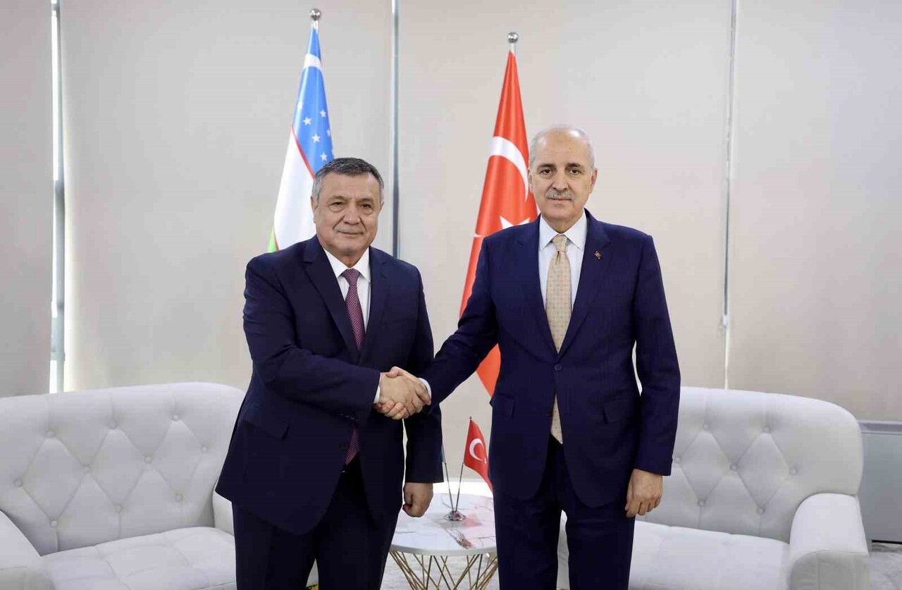 TÜRKİYE BÜYÜK MİLLET MECLİSİ (TBMM) BAŞKANI NUMAN KURTULMUŞ, ÖZBEKİSTAN’IN BUHARA KENTİNDE...