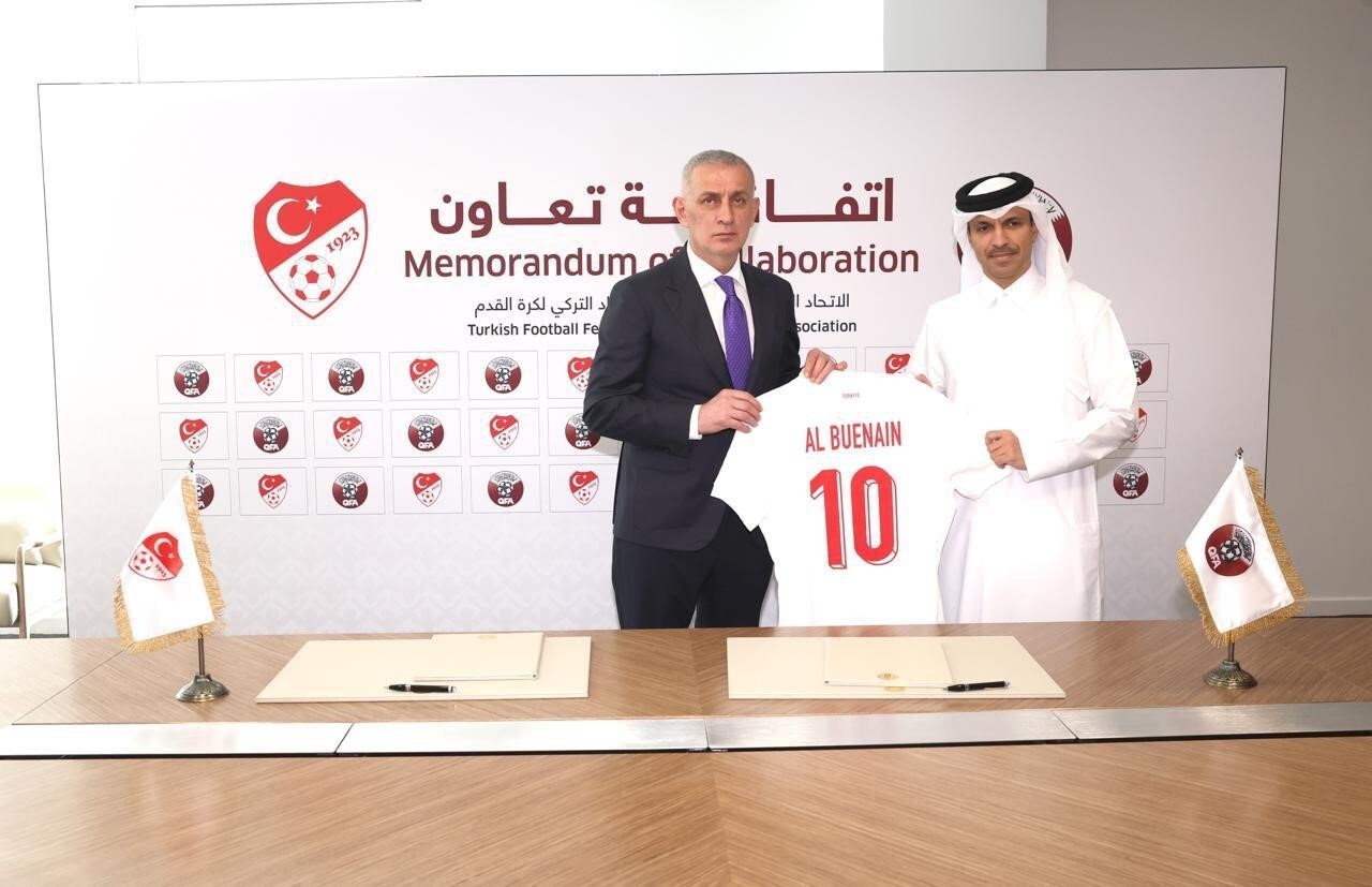 TÜRKİYE FUTBOL FEDERASYONU (TFF) İLE KATAR FUTBOL FEDERASYONU ARASINDA İŞ BİRLİĞİ ANLAŞMASI...