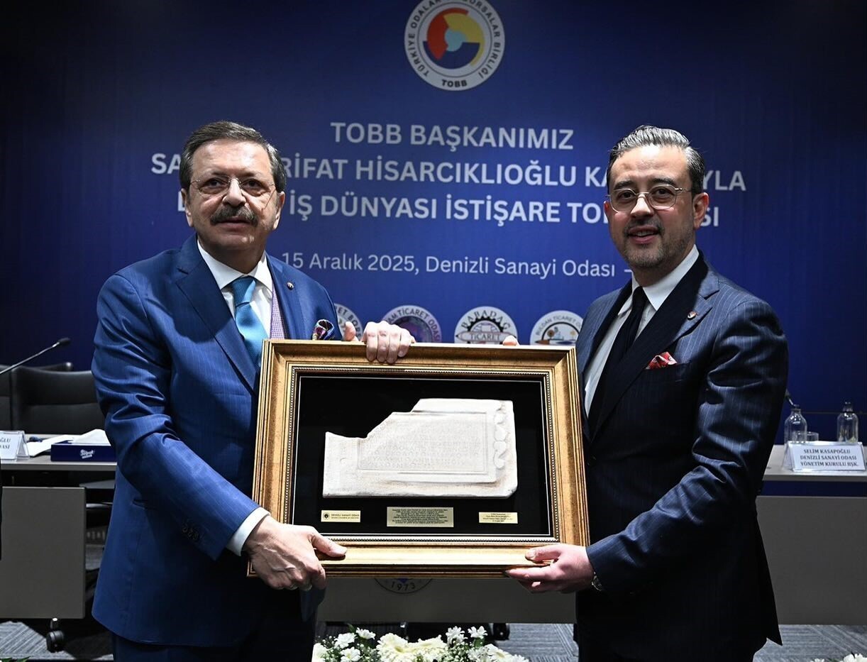 TÜRKİYE ODALAR VE BORSALAR BİRLİĞİ (TOBB) BAŞKANI RIFAT HİSARCIKLIOĞLU, DENİZLİ ZİYARETİ...