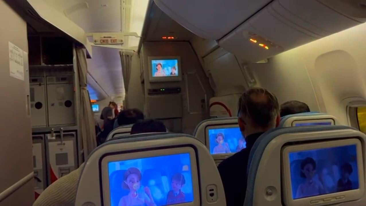 UÇAĞIN DÜŞMESİNDEN ÖNCEKİ HALİ (UÇAĞIN İÇİNDEN)