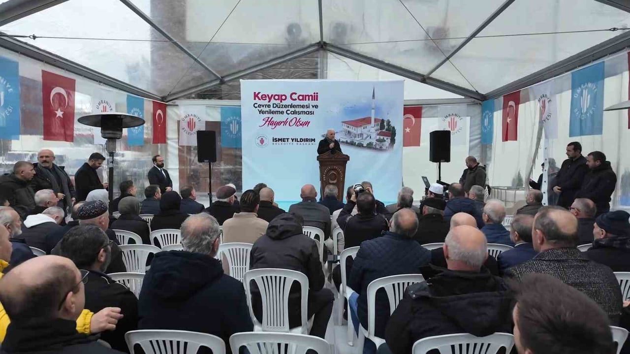 ÜMRANİYE'DE KEYAP CAMİİ DÜZENLEMESİ VE YENİLEME ÇALIŞMALARI TAMAMLANDI. İLÇEDE YAPIMI DEVAM EDEN...