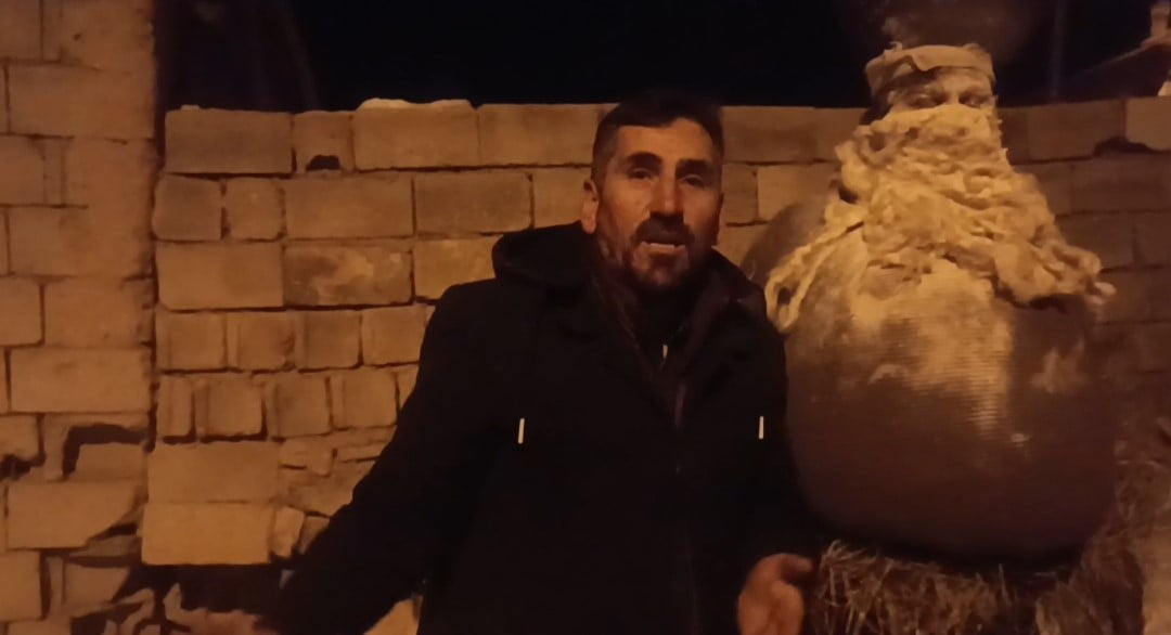 VAN'IN SARAY İLÇESİNDE UNUTULMAYA YÜZ TUTAN "KÖSE-GELİN" GELENEĞİNİ YAŞATAN VATANDAŞLAR, HEM KIŞ...